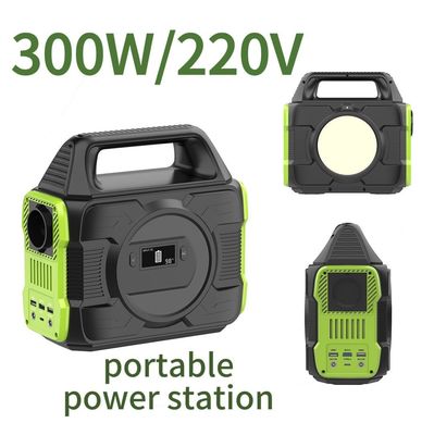 110V 220V MPPT 300W Güneş paneli ile geri dönüştürülebilir acil taşınabilir pil güç bankası