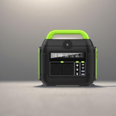 Sıvı Kristal Ekranı 600W Hızlı Şarj Gücü Mini Acil Generatör