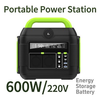 Kamp ve mobil şarj için özelleştirilebilir renk 600W acil güç istasyonu