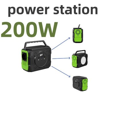 200W Güneş Enerjisi Depolama Jeneratörü Acil Balkon S2X-173 ile RV Güç Santrali