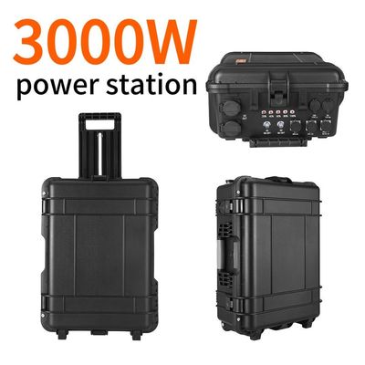 Taşınabilir Şarj edilebilir Güneş Rüzgar Enerjisi Santrali 2kw AC Saf Sinüs Dalga Çıkışı ile