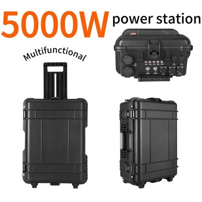 5000W Kamping Güneş Jeneratörü Güç Bankası Katlanabilir Güneş Paneli ile Taşınabilir Güç Santrali