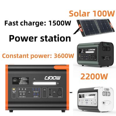 AT22 2000W Şarj edilebilir Cep Telefonu Güneş Enerjisi İstasyonu