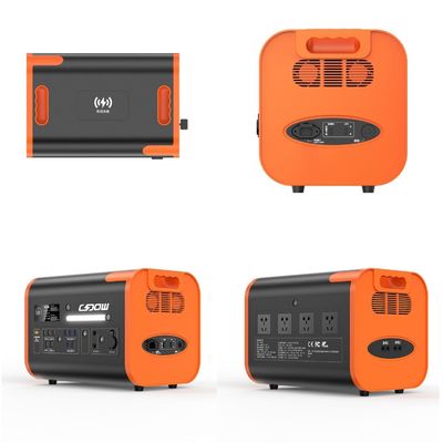 800W Max Araç ve Güneş Şarjı Aile RV Acil Durumları için UPS Taşınabilir Güç Santrali