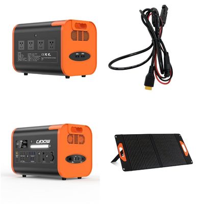 800W Max Araç ve Güneş Şarjı Aile RV Acil Durumları için UPS Taşınabilir Güç Santrali