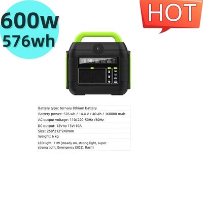 600W Sessiz Taşınabilir Elektrik Santrali Geri Dönüştürülebilir S6 S6 Açık Hava Kampı için Güneş Jeneratörü