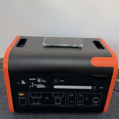 Güneş Şarj Araç LED Işık UPS Şarj edilebilir Taşınabilir Lityum Güç Santrali Inverter Sistemi