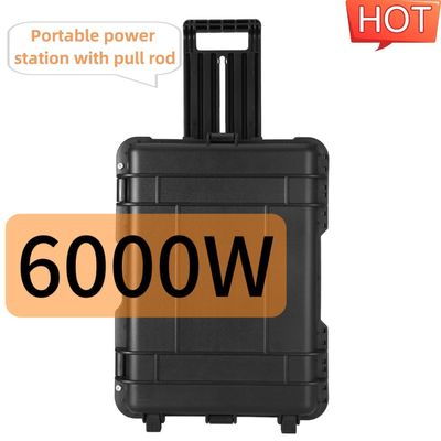 6000W Yüksek Güçlü Çok Fonksiyonlu Dış Güç Çözümleri için Taşınabilir Güneş Jeneratörü