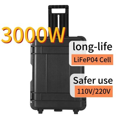Otomobil ve dış mekan mobil güç kaynağı 3000W taşınabilir güneş jeneratörü Şarj süresi 6-7 saat