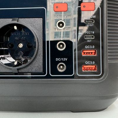 600W taşınabilir elektrik santrali çıkarılabilir 576wh/14.4V/40ah Pil Kapasitesi Güneş Jeneratörü