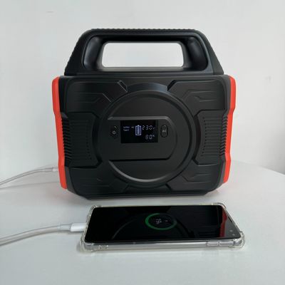 Özel renk 300W Güneş taşınabilir 220V Mobil elektrik kaynağı açık hava acil durum için