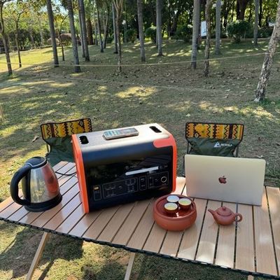 2200W enerji depolama sistemi kesintisiz güç kaynağı olan taşınabilir güneş jeneratörü