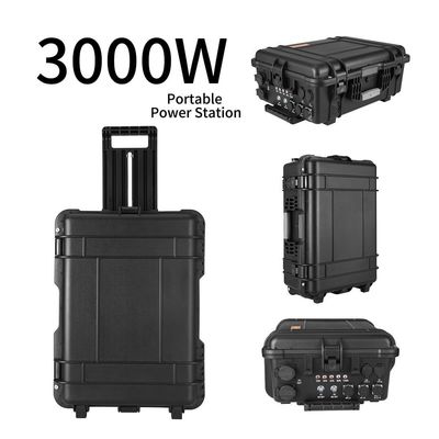 48V62.5ah Batarya Kapasitesi ile 3000W Acil Güç Rezervi Taşınabilir Güç Santrali