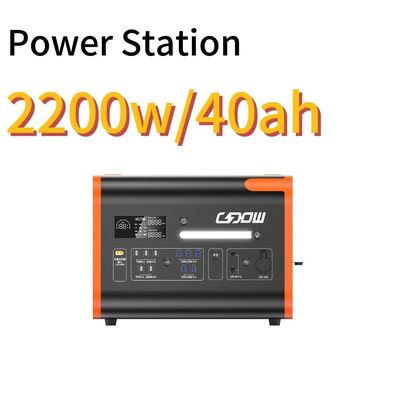 Aşırı yük koruma fonksiyonu ve LiFePO4 pilli 2200W kamp güneş jeneratörü
