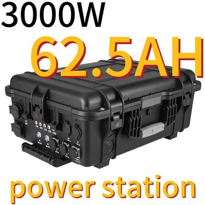 3000W62.5ah Doğu Asya'daki pazarlar için dışarıdaki acil güç taşınabilir güç santrali