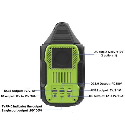 300W 288wh 20Ah Lityum Pil Yedek Güneş Enerjisi Santrali Şarj Süresi 5-7 saat S