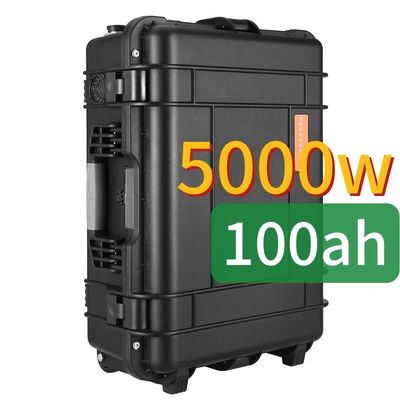 ABS Alaşım Kabuk Malzemesi 5000W100ah Büyük Kapasiteli Lityum Pil Güneş Enerjisi Santrali