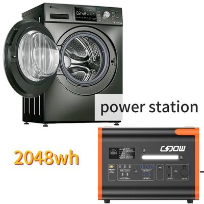 2000W/2200W/2048wh Taz Sinüs Dalga Invertörü Dalga şekli ile Taşınabilir Kamp Enerji Depolama Elektrik Santrali