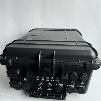 Çevre uyumlu taşınabilir çekme çubuğu katranla 3000W Güç Bankası Güneş Jeneratörü LiFePO4