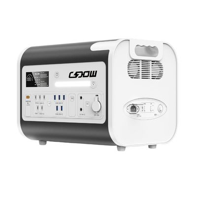 800W Güneş Girişi Taşınabilir Mobil Elektrik Santrali 200W Saf Sinüs Dalga Inverteri 2200W Dışarıdaki Acil Durum