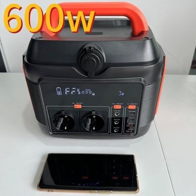 600W/576wh Lityum Pilli Güneş Acil Taşınabilir Elektrik Santrali