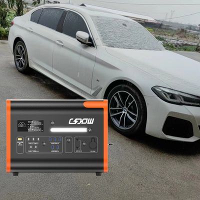 Kablosuz Şarj 15W CE Un38.3 MSDS Sertifikalı 2200W Acil Durumlar için Taşınabilir Güç Santrali