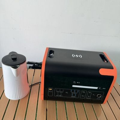 Kablosuz Şarj 15W CE Un38.3 MSDS Sertifikalı 2200W Acil Durumlar için Taşınabilir Güç Santrali
