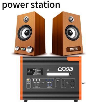 Aile acil durumları için büyük kapasiteli 2200W/2048wh açık hava lityum pilli elektrik santrali