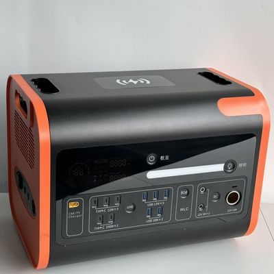Hızlı şarj için 2200W Yüksek Kapasiteli Lityum Pilli Taşınabilir Elektrik Santrali Satın Alın