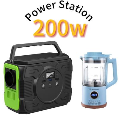 200W/173wh Lityum Pilli Ec5 Çıktısı 12V/200-300A ile Taşınabilir Güneş Enerjisi Santrali