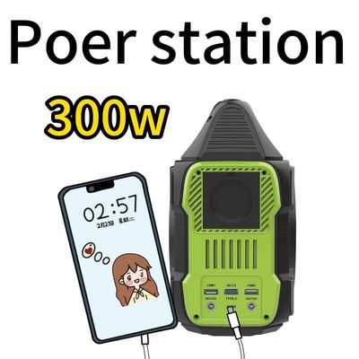 Taşınabilir 200W/300W/600W/1500W Güneş Standby Jeneratörü Elektrik Santrali Çıkarılabilir Pil