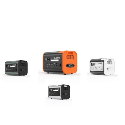 Tüm AC Çıkış Soketi ile Portatif Elektrik İstasyonu 1500W/2200W/3000W UPS Siyah Turuncu