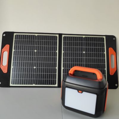 600W Batarya Yedek Güneş Jeneratörü Açık Hava Kampı ve Acil Elektrik Santrali için