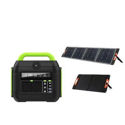 600W Kamp ve Ev Yedek Gücü Güneş Jeneratörü Taşınabilir Elektrik Santrali Piyasası Aii