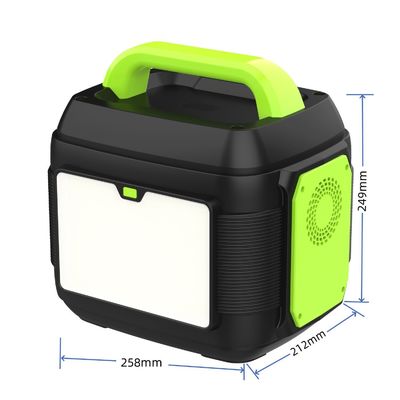 600W Aii Piyasası için Lityum Pil Güç kaynağı USB Tipi C DC ve AC Çıktısı