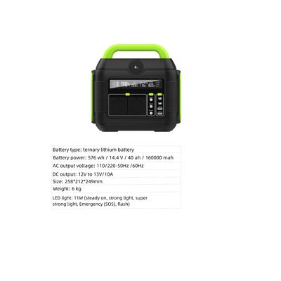 600W/576wh Lityum Pil Çok Fonksiyonlu Güç Santrali ve C Tipi Çıkış Pd100W Pd27W
