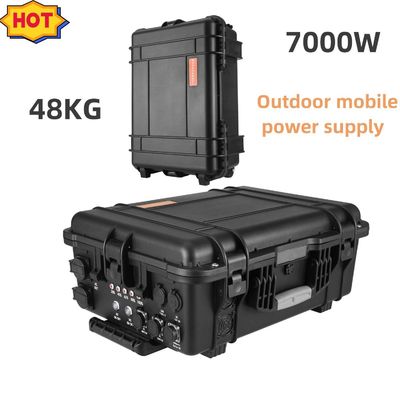 7000W Kamping Güneş Taşınabilir Şarj Gücü İstasyonu 15A Max AC Çıkış Akımı