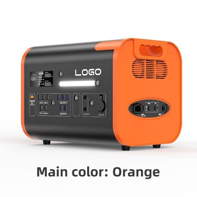 2200W AC DC C tipi Pil yedek gücü Acil taşınabilir güç istasyonu özelleştirilebilir