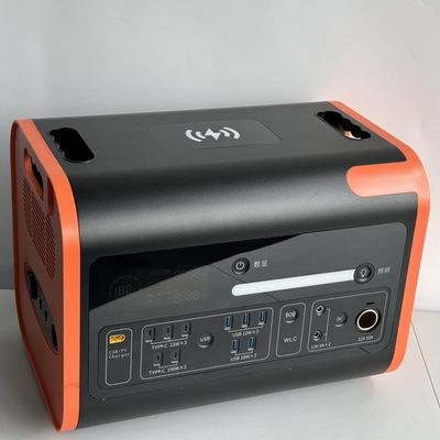 2200W Sabit Güç 4000W Yüksek Kapasiteli Turuncu Dış Araç Güç Santrali