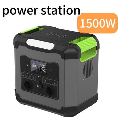 Acil durum hazırlığı için çok fonksiyonel 1500W-1344wh taşınabilir mobil enerji istasyonu