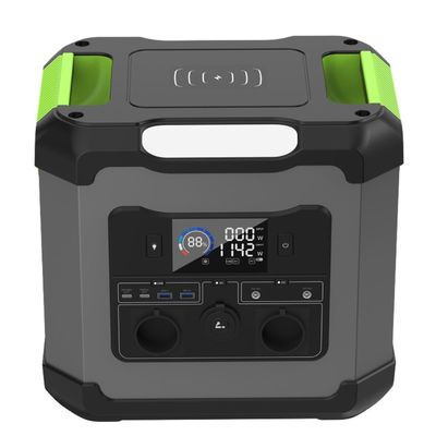 12V-13V/10A DC çıkış 1500W/1344wh Dış Ev İhtiyaçları için Taşınabilir Elektrik İstasyonu
