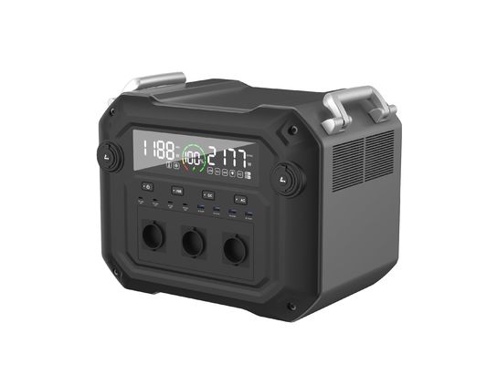2500W AC Çıkış Gücü Taşınabilir Güç Santrali Un38.3 Dış Yolculuk için MSDS Kimlik Denetimi