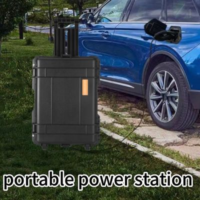Compact Mobile 600W/3000W/4000W Lityum Bataryası Dış Kamp için UPS Güç Santrali