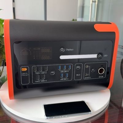 1000W 2200W Portatif Güneş Jeneratörü Pil Enerji Depolama Sistemi USB Güç Santrali