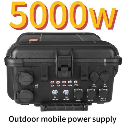 Düşük Sıcaklık Koruması 5000W AC LiFePO4 Güneş Jeneratörü