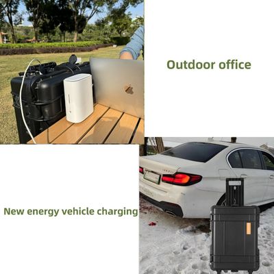 5000W/4800whlifepo4 Araba Şarjı İçin Dışarıda Şarj Edilebilir Güneş ve Rüzgar Enerji Santrali