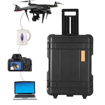 AC çıkış akımı 15A Max 6000W seyahat kamp ve acil durumlar için açık hava USB şarj cihazı
