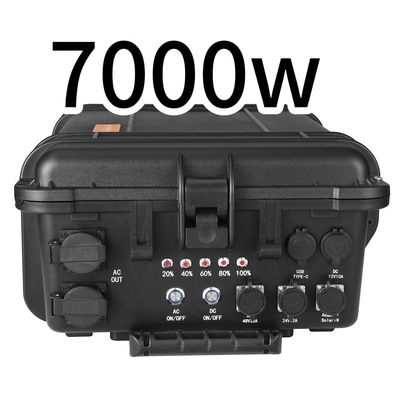 Taşınabilir 7000W Güneş Jeneratörü Batarya Enerji Depolama Sistemi 50.000kg Brüt Ağırlık