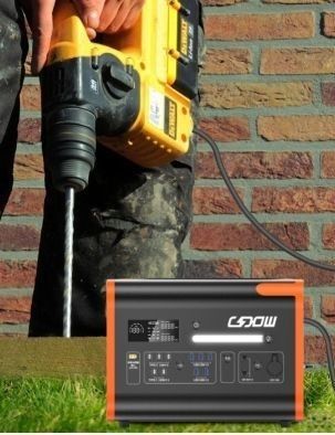 40ah Turuncu OEM ODM 2200W Ev Güneş Jeneratörü Açık Hava Kampı Taşınabilir Elektrik Santrali