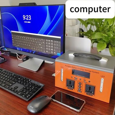 Kamp veya acil güç için USB bağlantısı ve AC güç tabanı ile taşınabilir güç istasyonu 300W/500W